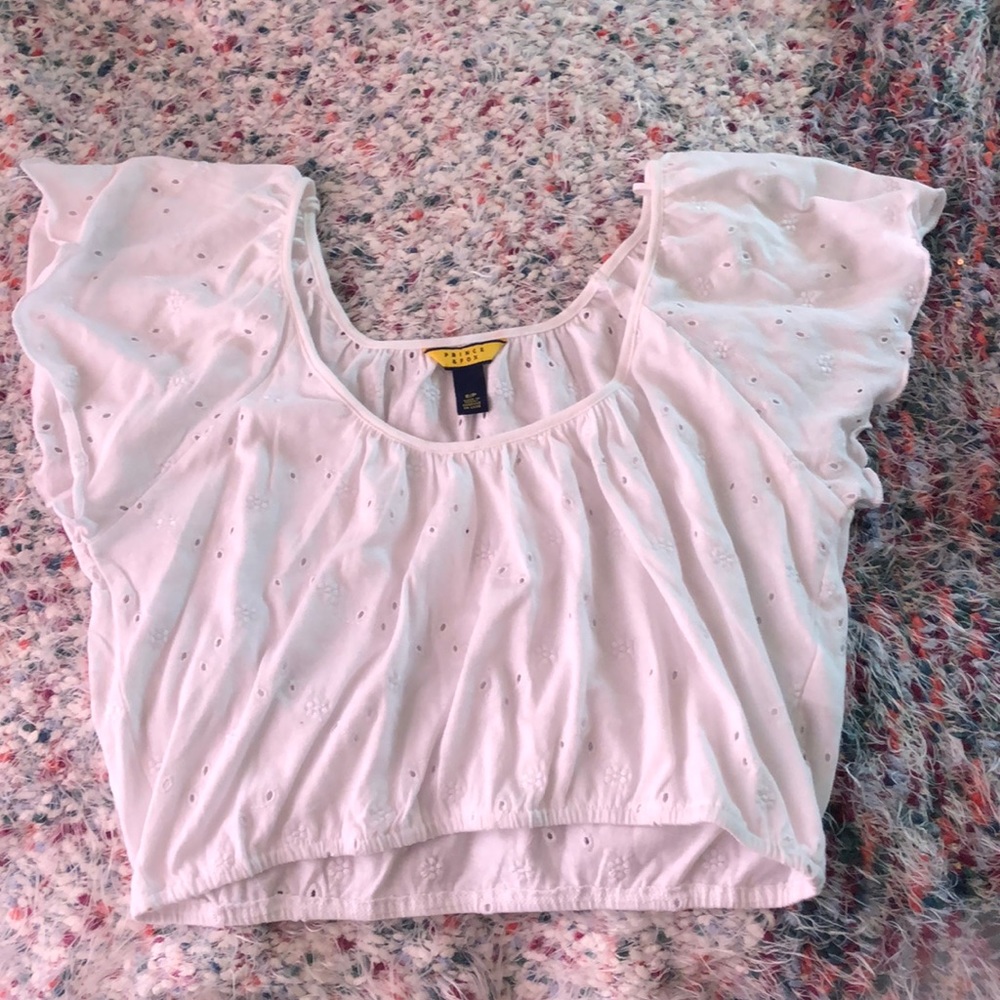 Off the shoulder crop top